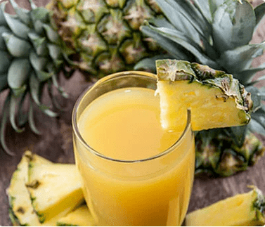 Régime alimentaire à la consommation d'ananas